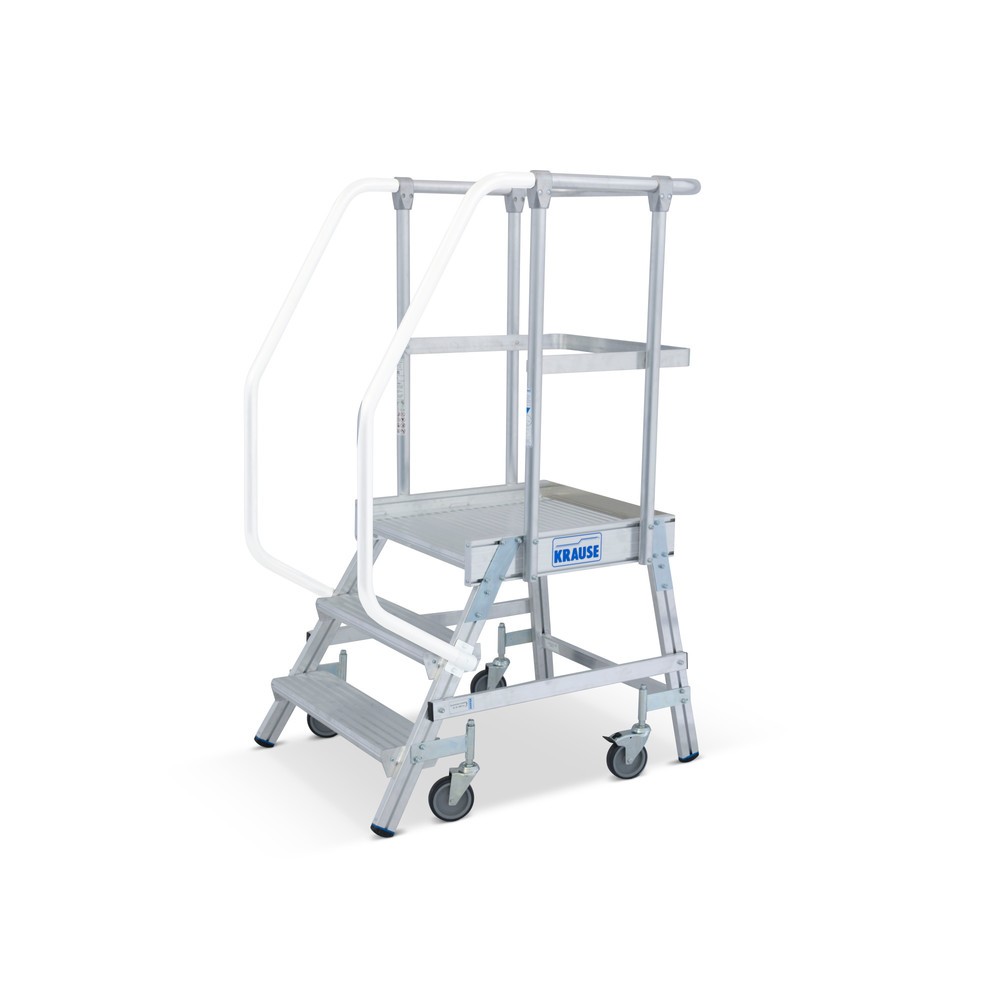 Podesttreppe KRAUSE®, 1-seitig, verfahrbar