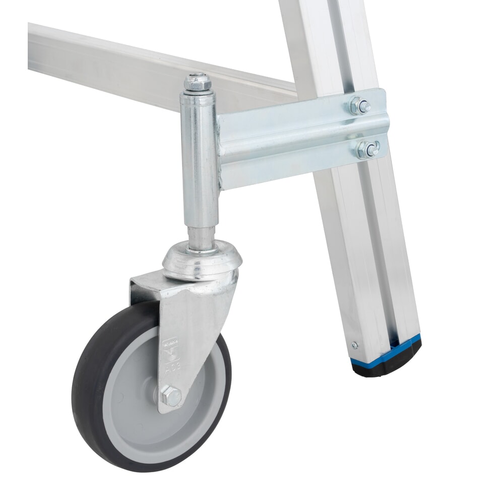 Produktabbildung Nr. 11: KRAUSE® STABILO fahrbare Podestleiter, beidseitig begehbar, Profilrost R13, 2 x 4 Stufen