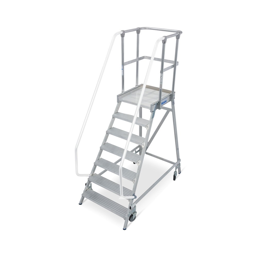 Produktabbildung: KRAUSE® STABILO Podesttreppe, 1-seitig, verfahrbar, Standhöhe 1,65 m