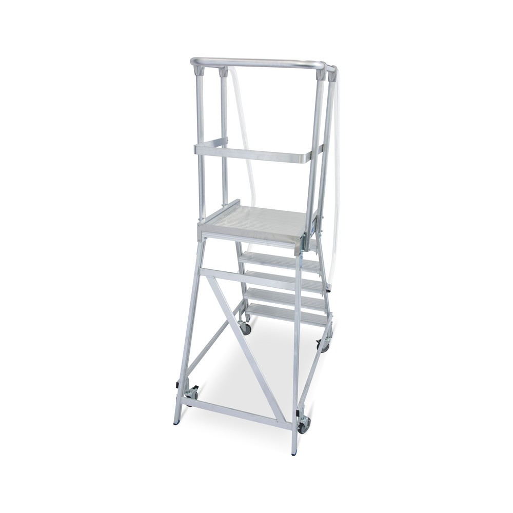 Produktabbildung Nr. 6: KRAUSE® STABILO Podesttreppe, 1-seitig, verfahrbar, Standhöhe 1,45 m