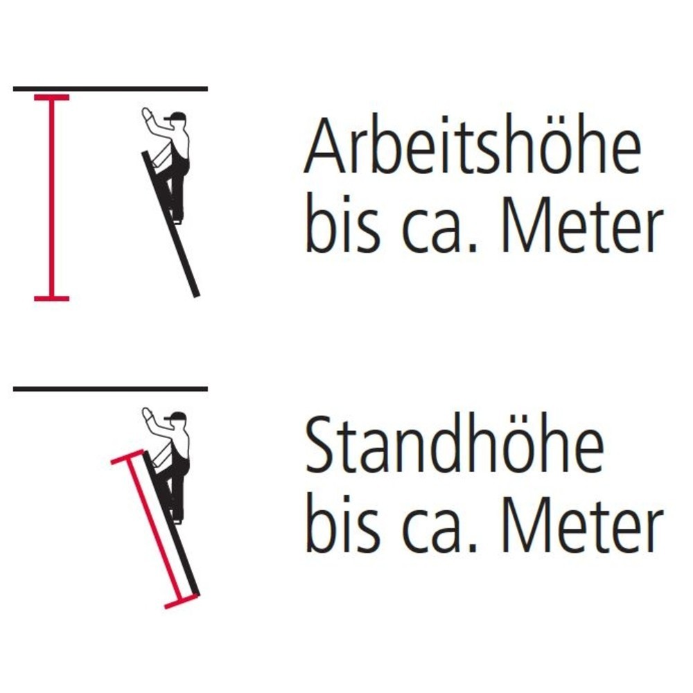 Produktabbildung Nr. 2: KRAUSE® STABILO Stufen-Anlegeleiter mit Abrutsch-/Anlegeschutz, Standhöhe 0,70 m