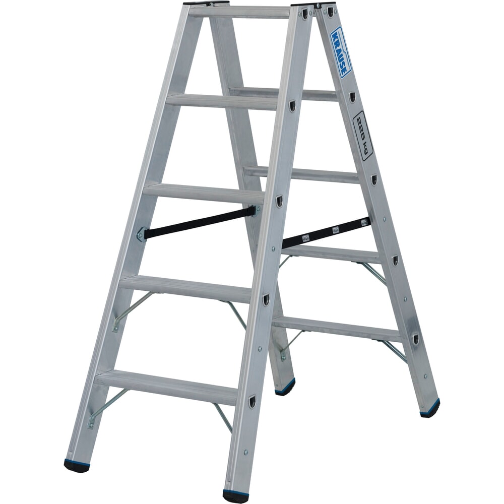 Produktabbildung Nr. 13: KRAUSE® STABILO Stufenstehleiter, beidseitig begehbar, Tragfähigkeit 225 kg, 2 x 5 Stufen