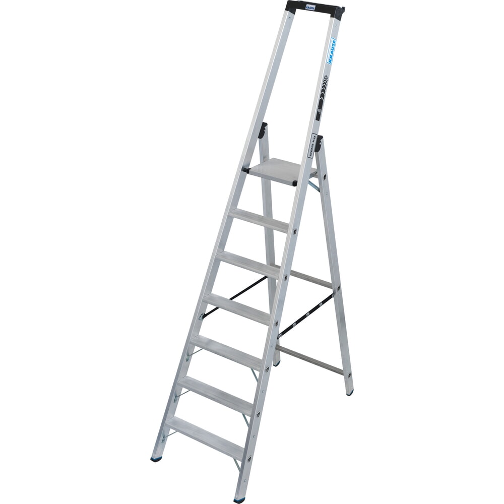 Produktabbildung Nr. 1: KRAUSE® STABILO Stufenstehleiter mit hohem Bügel, Tragfähigkeit 225 kg, 7 Stufen
