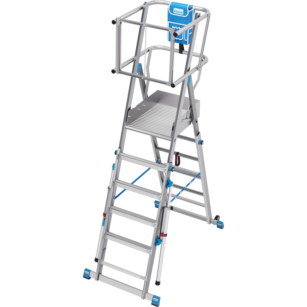 Produktabbildung Nr. 13: KRAUSE® STABILO Teleskop-Podestleiter mit grosser Standplattform SkyMatic 5-9 Sprossen