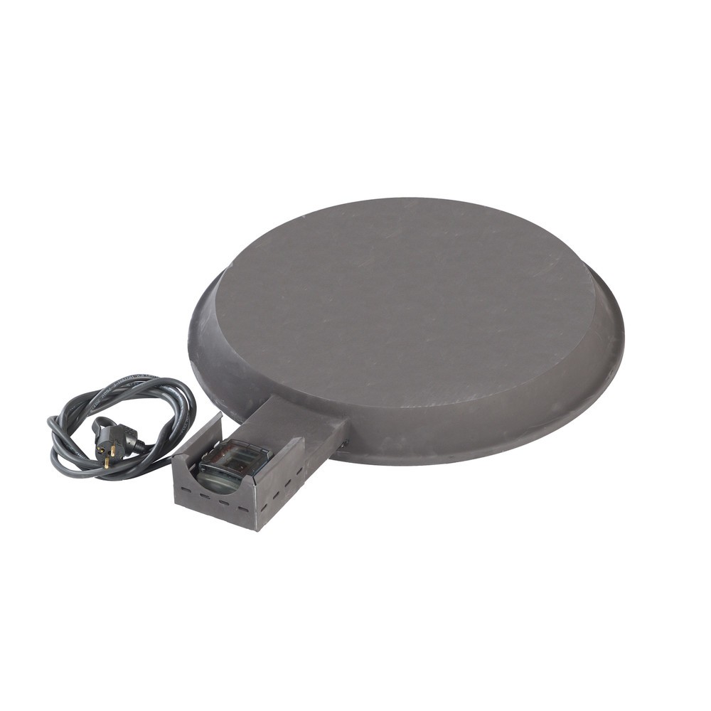 Produktabbildung: Kuhlmann Hochtemperatur-Fassbodenheizer, 200-220 l, 50-300ºC, 230 V, 1.800 W, Ø 550mm