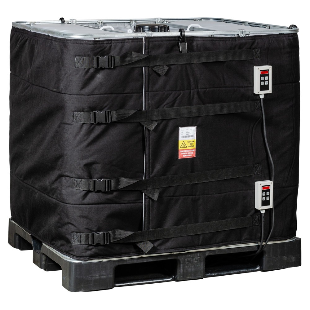 Produktabbildung: Kuhlmann IBC Container-Heizmanschette, 640 l, 2x digitalen Reglern, 0-90ºC, 230 V, 2x 1.000 W, LxH 4.100 x 870 mm
