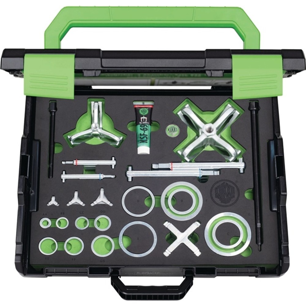 Produktabbildung Nr. 2: KUKKO Kugellagerabziehersatz K-70 38tlg.Spannber.10-100mm
