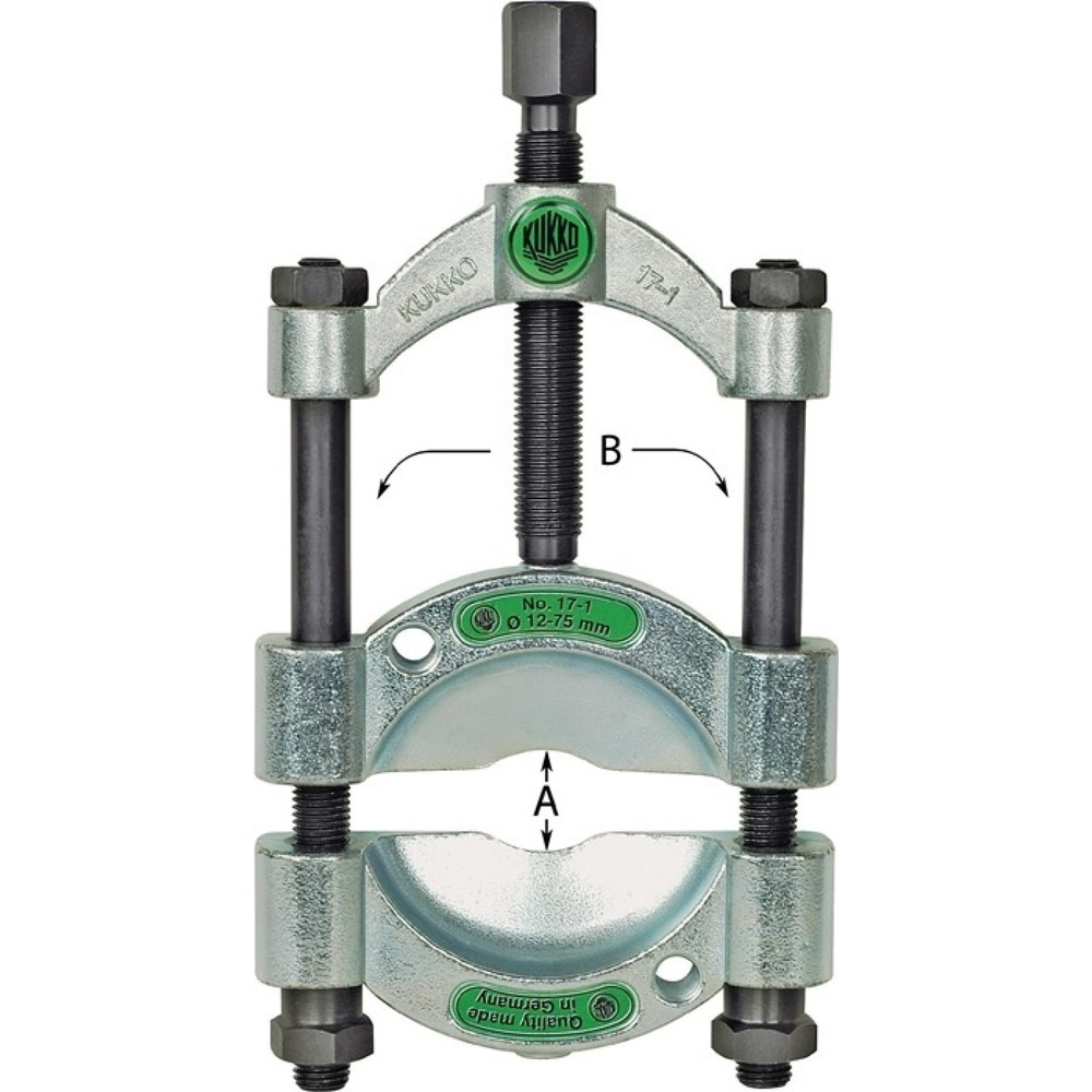 Produktabbildung Nr. 2: KUKKO Trennvorrichtungssatz 17, Spanntiefe 250 mm, Öffnung A 8 - 60 mm