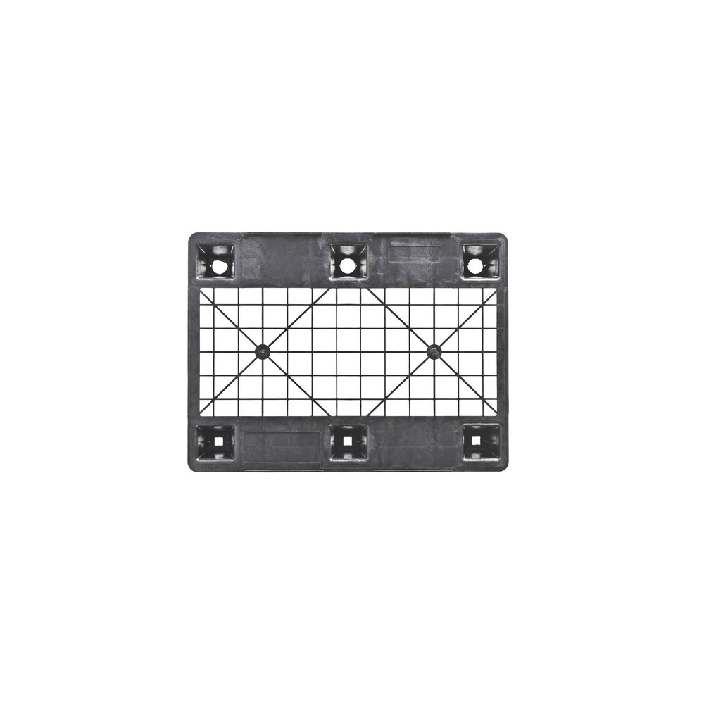 Produktabbildung Nr. 3: Kunststoffpalette, dunkelgrau, 800x600x143 mm