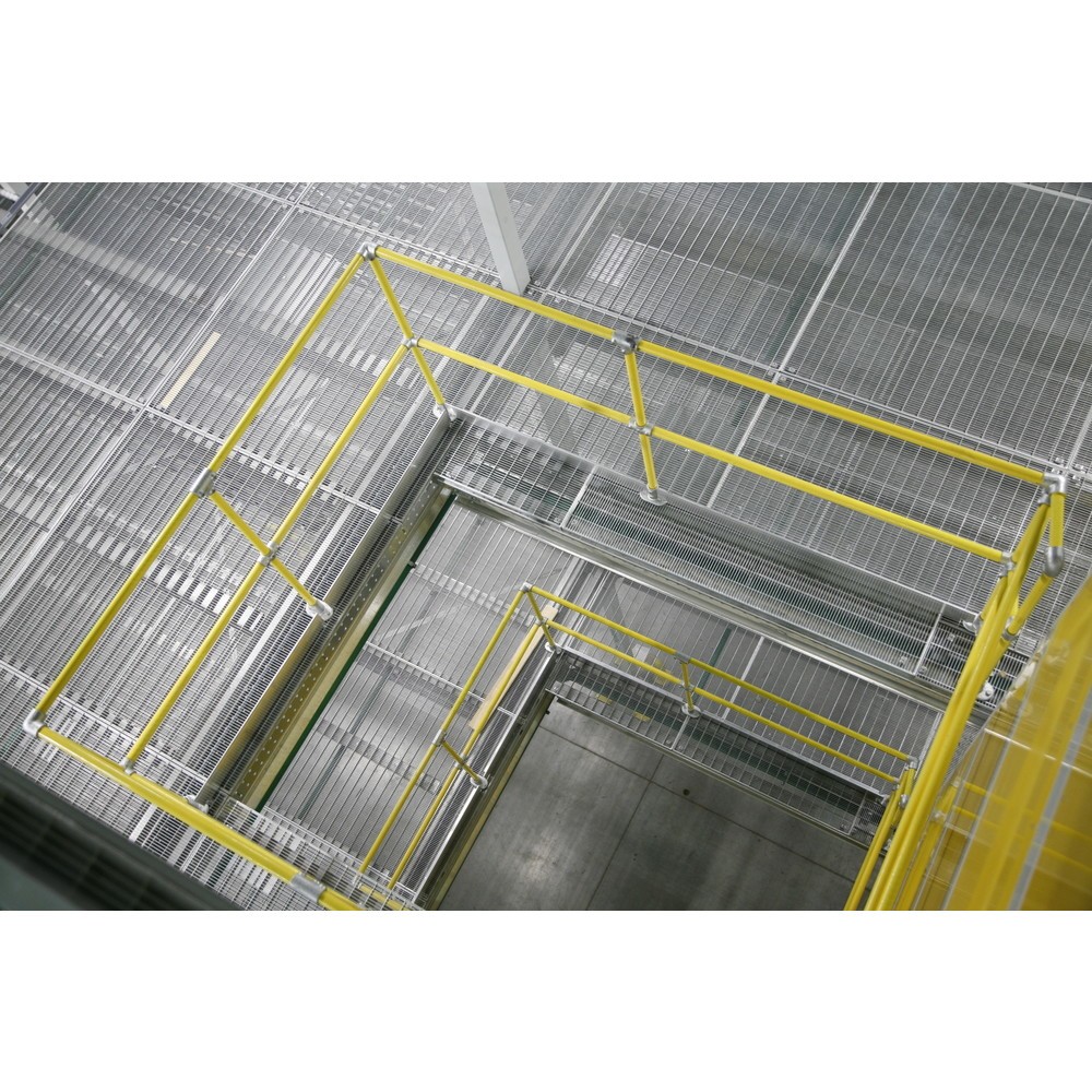 Produktabbildung Nr. 2: KwikKit® Sicherheitsgeländer, gerade, Länge 3.000 mm, verzinkt
