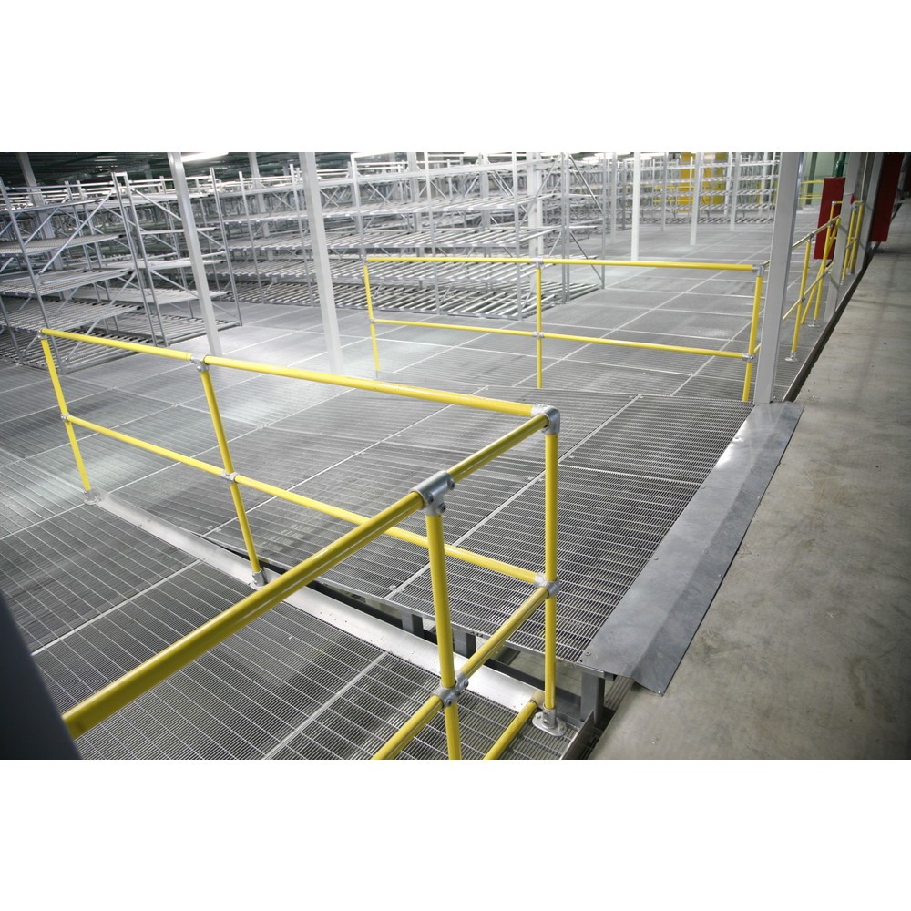 Produktabbildung Nr. 3: KwikKit® Sicherheitsgeländer, gerade, Länge 3.000 mm, verzinkt