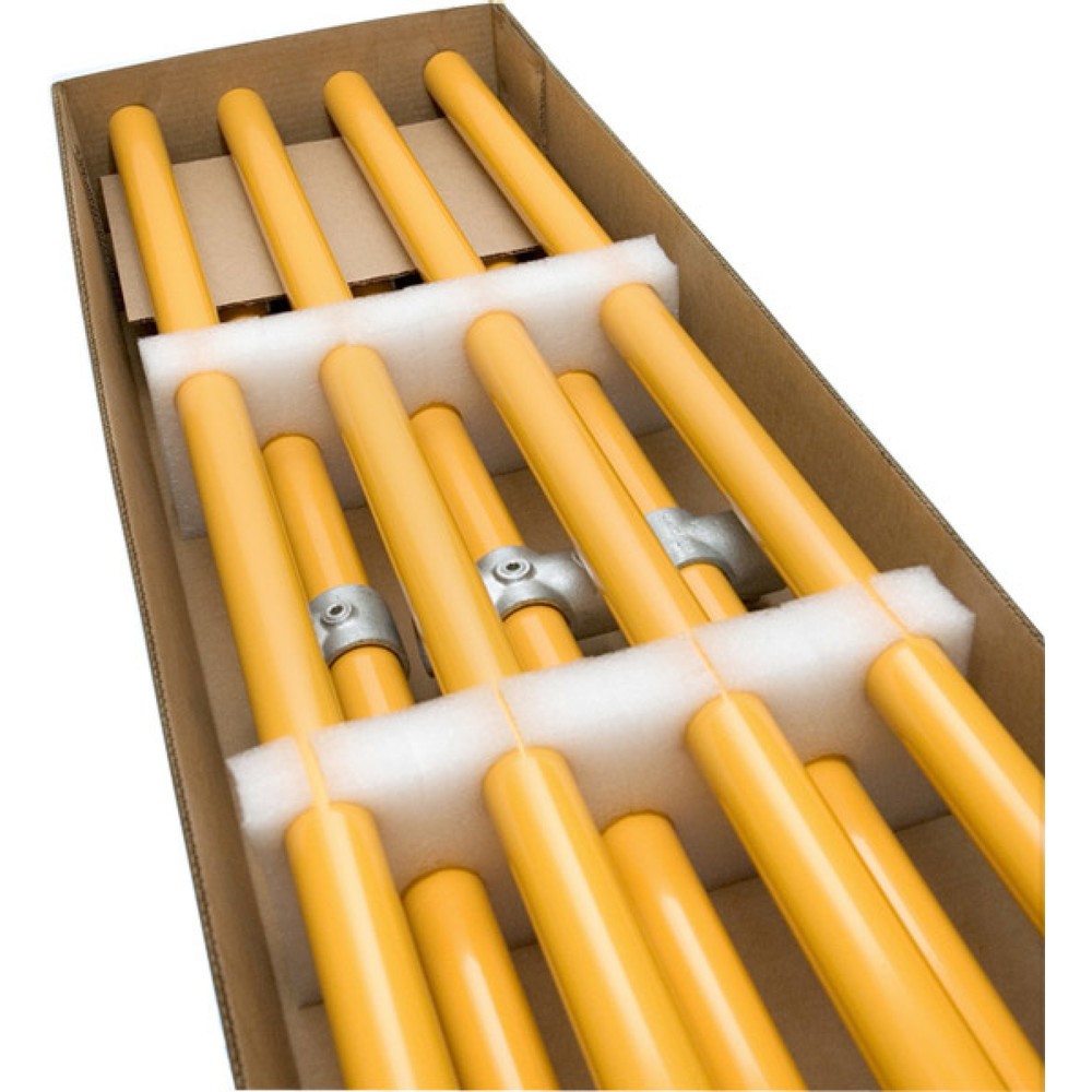 Produktabbildung Nr. 1: Verlängerung für KwikKit® Sicherheitsgeländer, Länge 1.500 mm, pulverbeschichtet, gelb