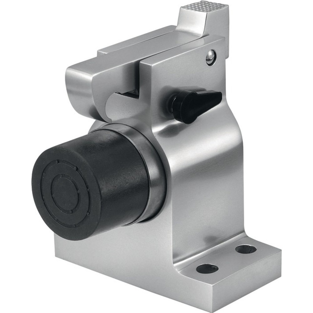 Illustration du produit: KWS Türfeststeller 1010.02, Aluminium silberfarbig lackiert, Bodenmontage