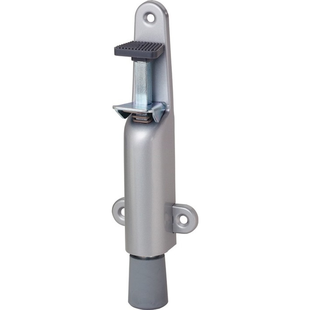 Illustration du produit: KWS Türfeststeller 102602, Hubhöhe 30 mm, Stahl silberfarbig lackiert, Türmontage