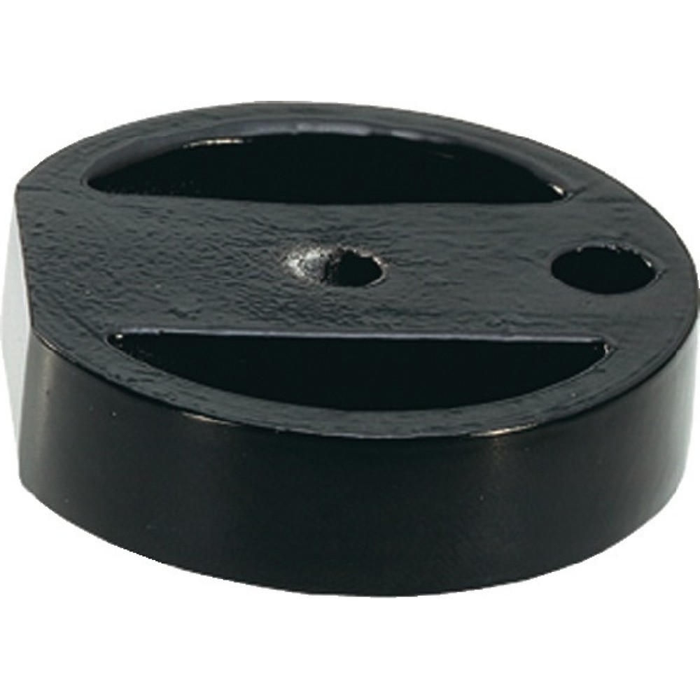 Illustration du produit: KWS Unterlage 2559, Ø 60 mm Höhe 15 mm, Leichtmetall schwarz, f. Art. 3000 258 205