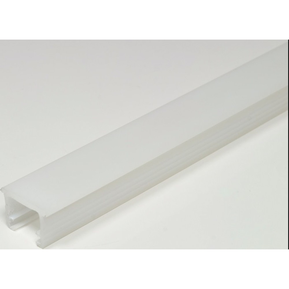 Produktabbildung: L&S LED Nutprofil, Kunststoff Opal, Nutprofil Nutmass 14x10 mm Einbau