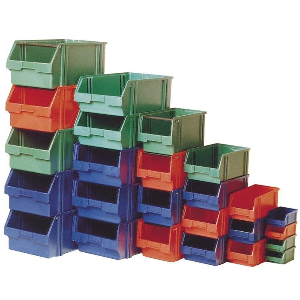 Produktabbildung Nr. 1: Bac à bec LA-KA-PE, PS bleu, L 350/300 x l 200 x H 150 mm