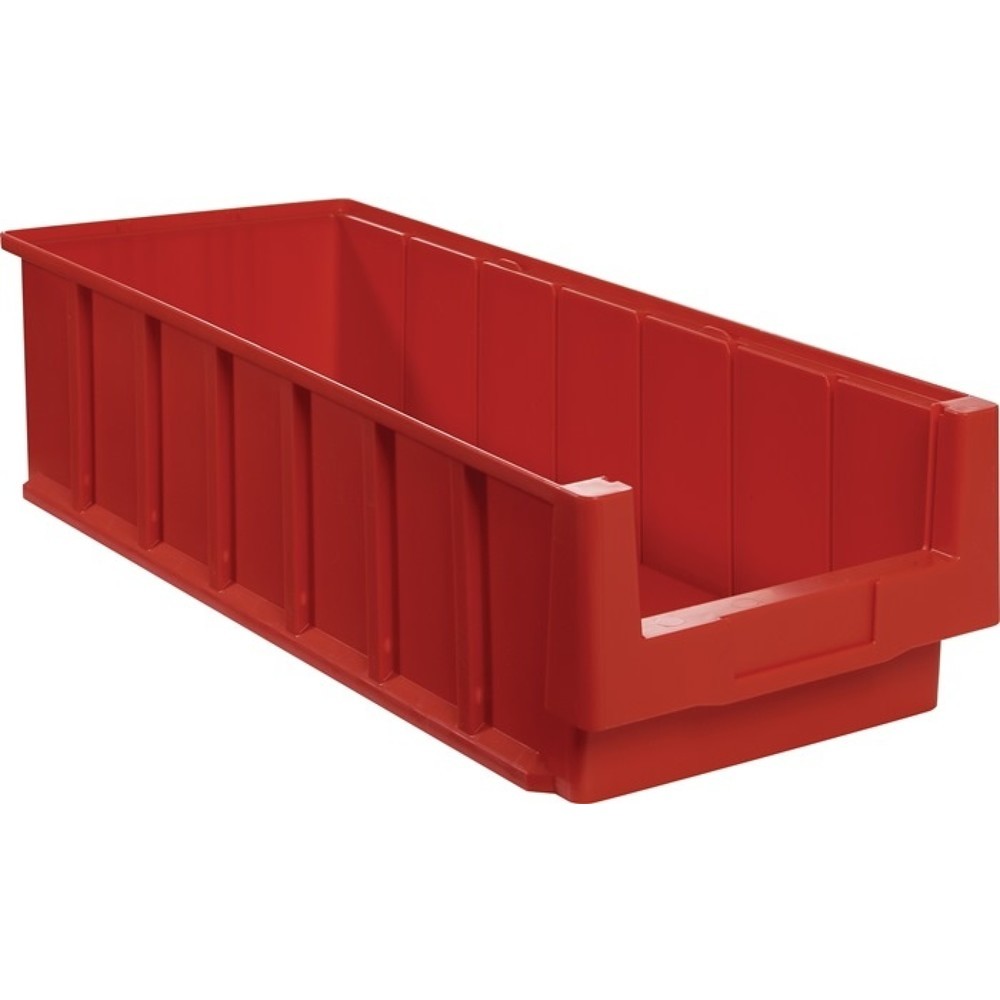 Illustration du produit: Bac de rayonnage VKB LA-KA-PE, rouge polypropylène, L 600 x l 230 x H 150 mm