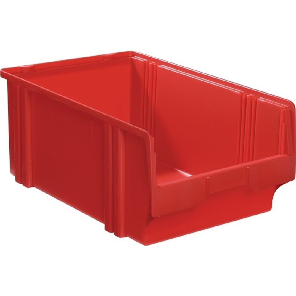 Produktabbildung Nr. 1: LA-KA-PE Sichtlagerkasten, PS rot, L500/450xB300xH200mm