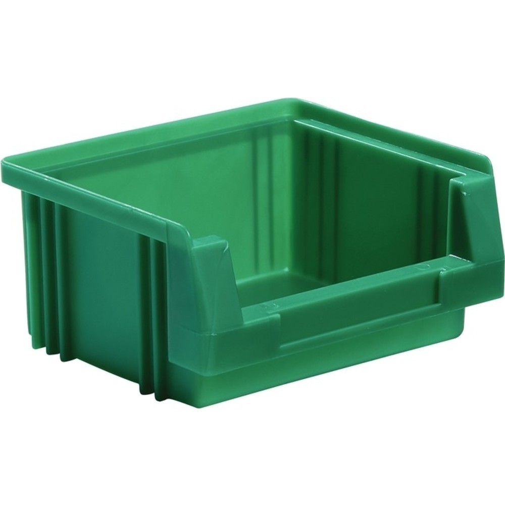 Produktabbildung Nr. 1: LA-KA-PE Sichtlagerkasten PLK, PP grün, L90xB102xH50mm