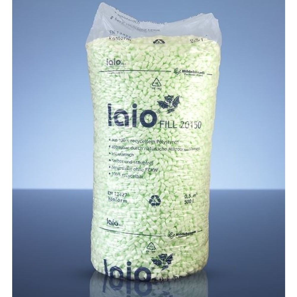 Produktabbildung: laio® FILL GREEN Füllmaterial, 500 l/Sack, antistatisch