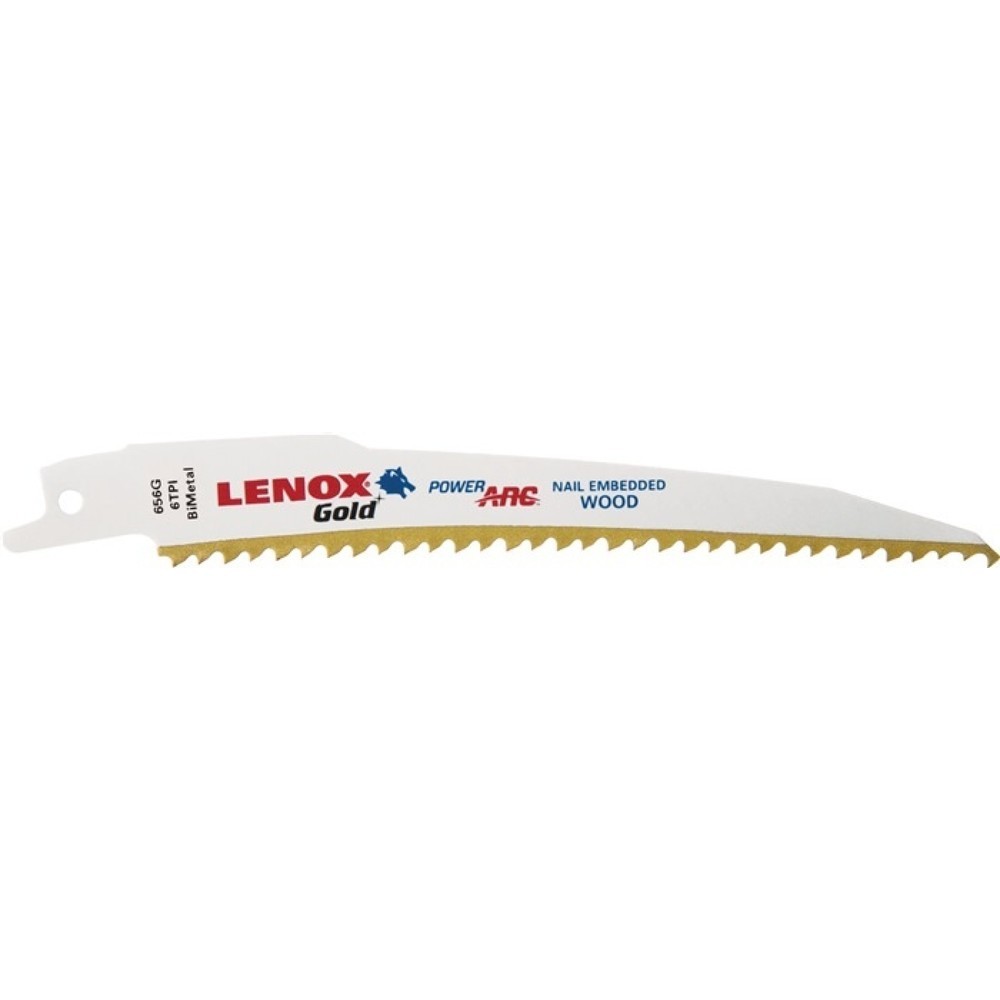 Illustration du produit: Lame de scie sabre doré longueur 152 mm largeur 19 mm graduation de dent TPI 14