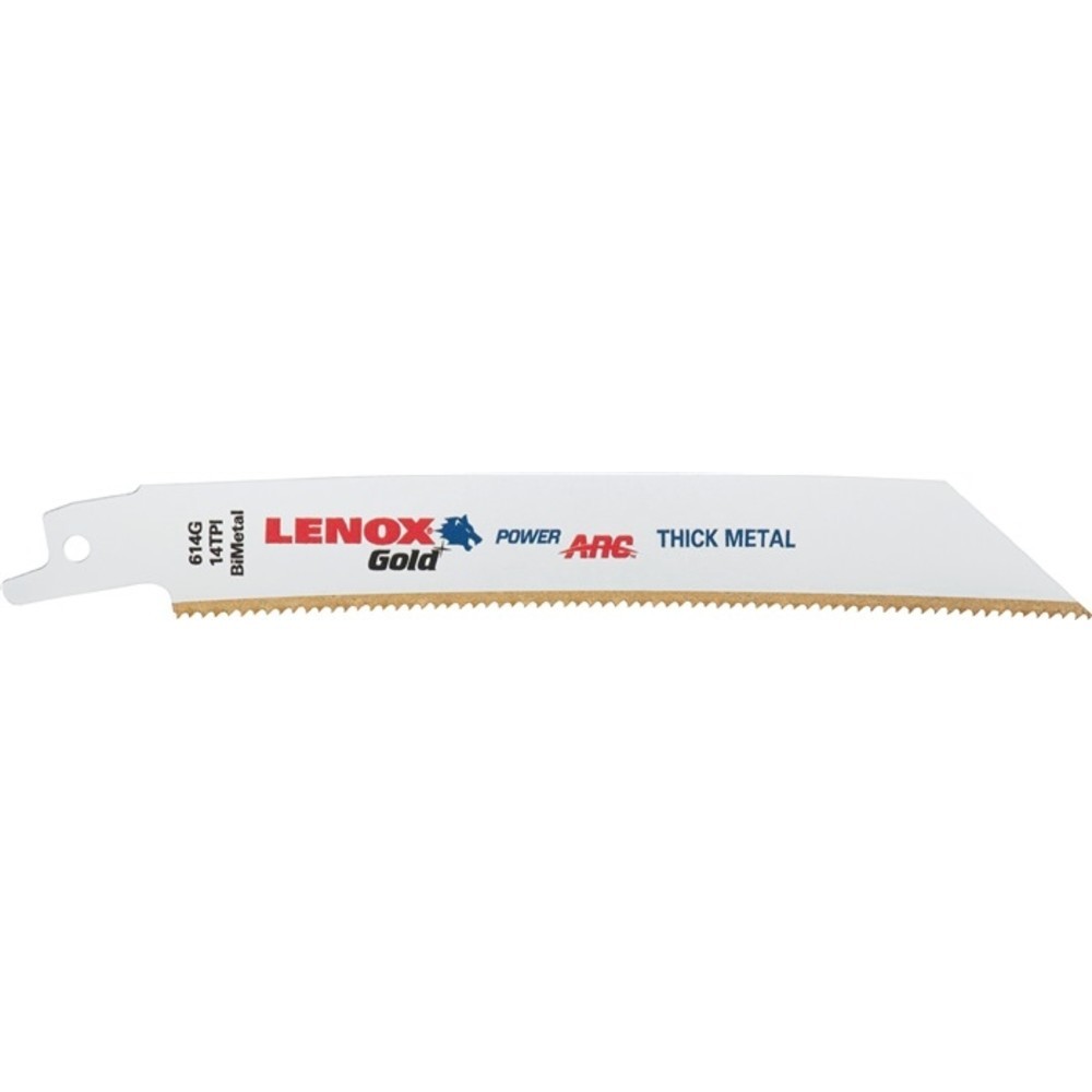 Produktabbildung Nr. 2: Lame de scie sabre doré longueur 152 mm largeur 19 mm graduation de dent TPI 14