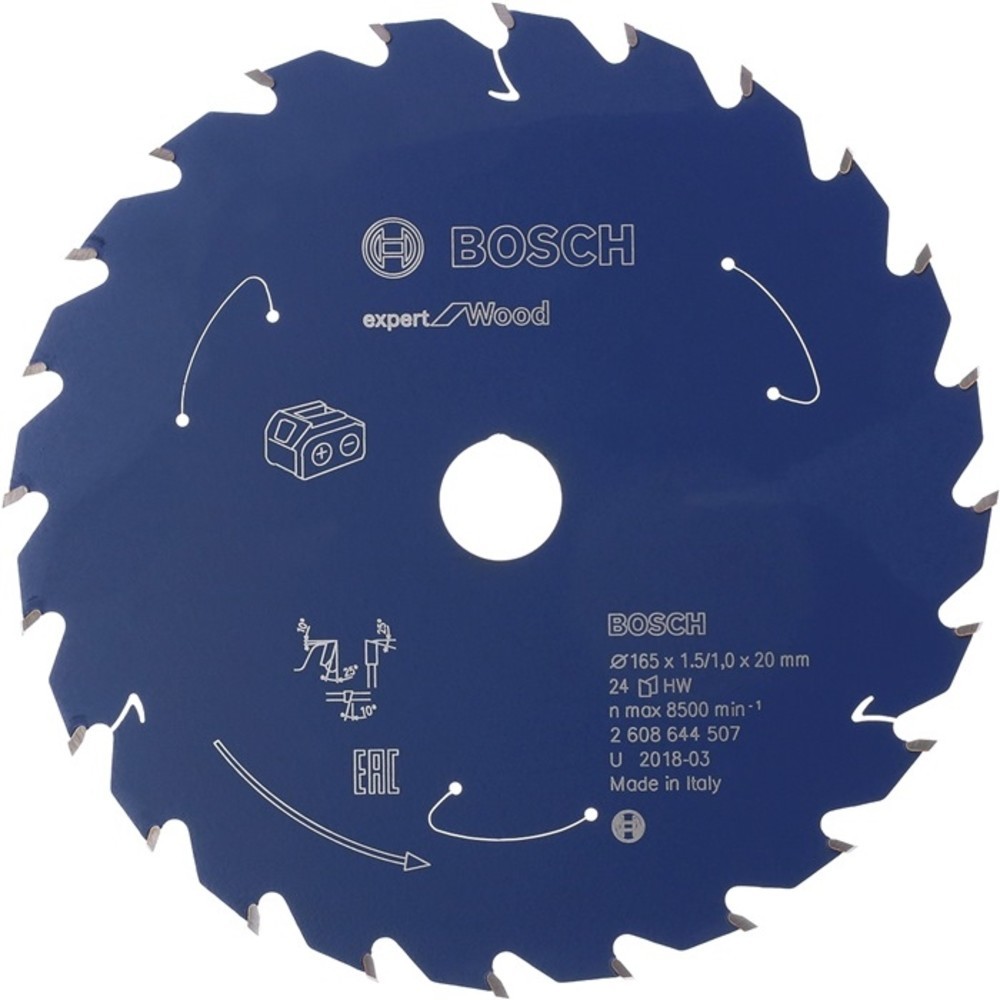 Produktabbildung Nr. 2: Lame pour scie circulaire Expert for Wood D. ext. 136 mm nombre de dents 24 WZ p