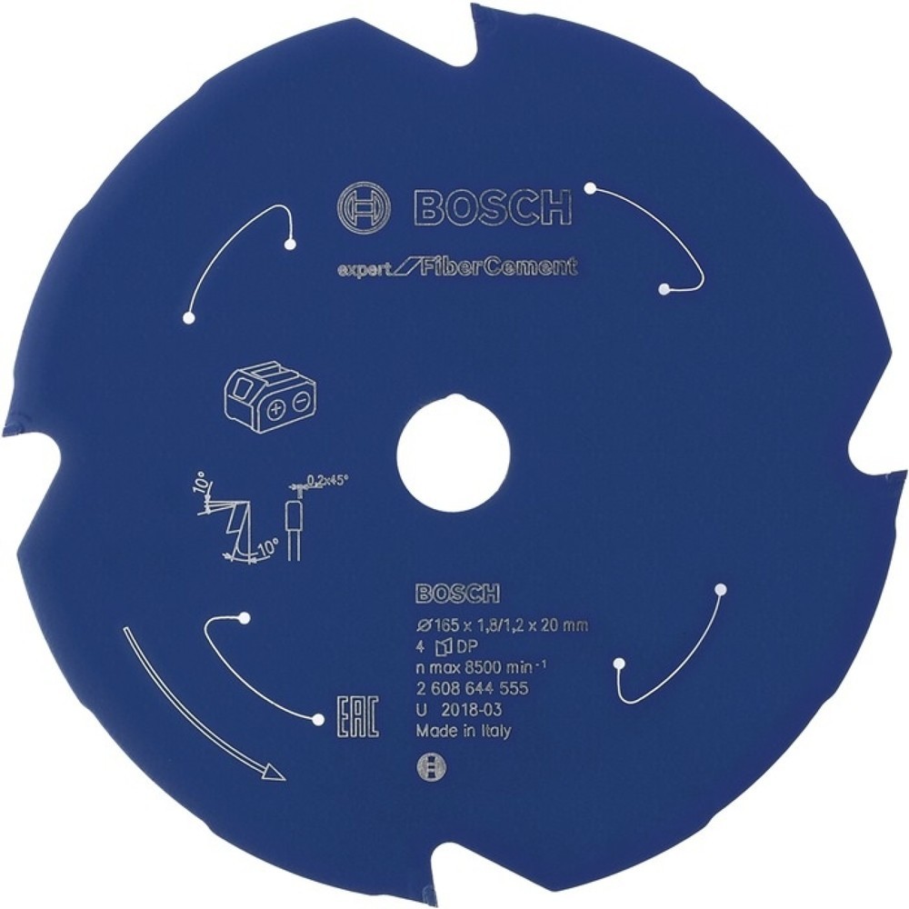 Illustration du produit: Lame pour scie circulaire D. ext. 165 mm nombre de dents 4 TCG perçage 20 mm l.
