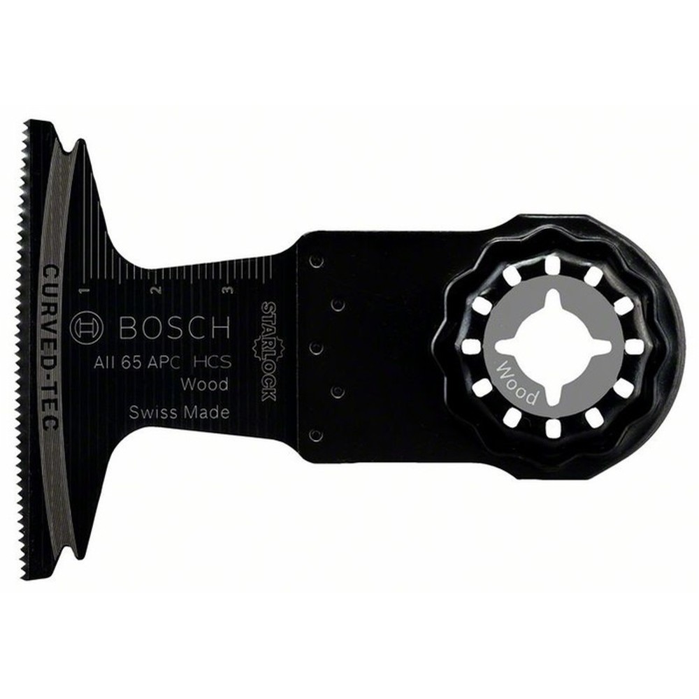 Illustration du produit: Lame de scie plongeante BOSCH AII 65 APC L 65 mm P. immersion 40 mm Starlock paquet de 5