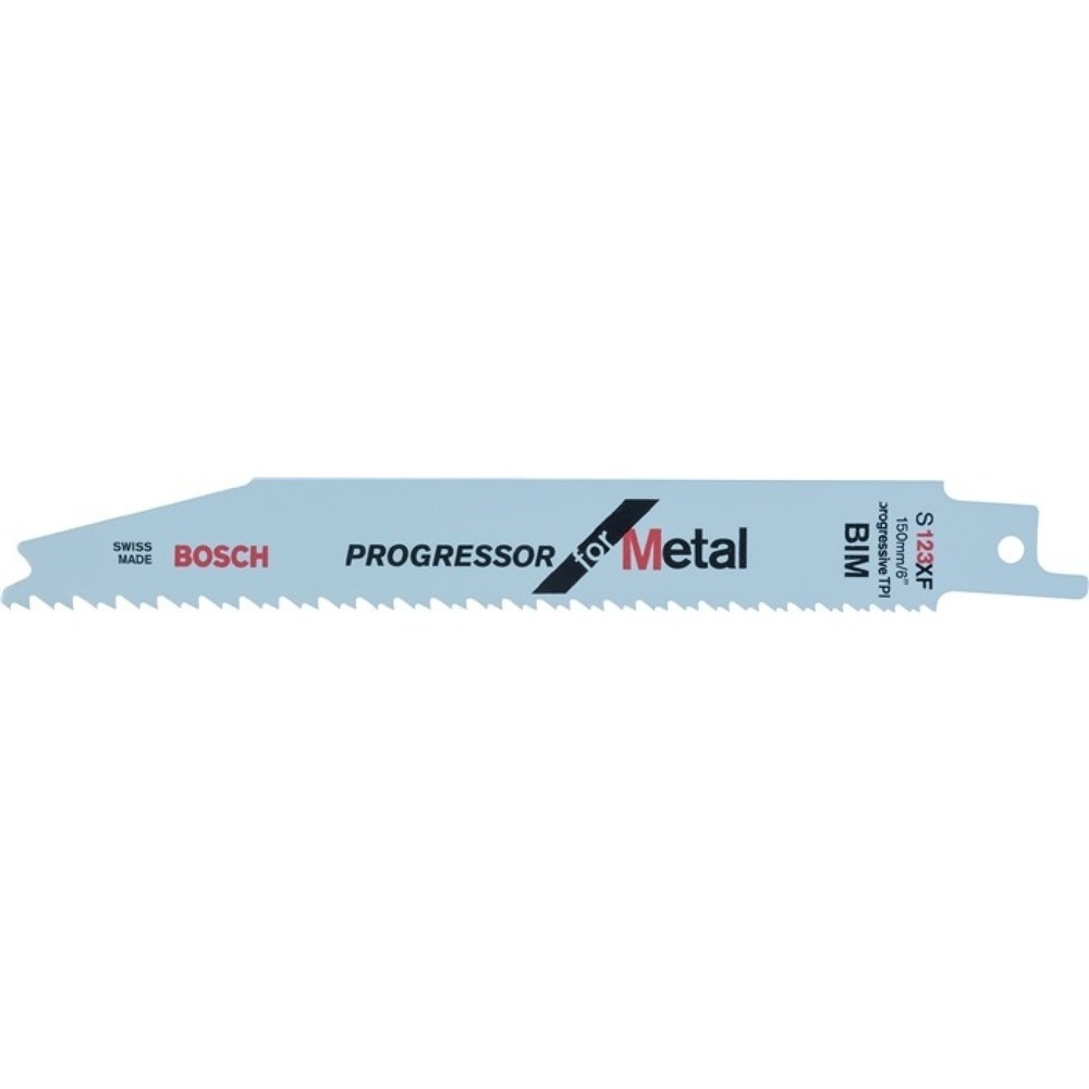 Illustration du produit: Lame de scie sabre S 123 XF L 150 mm l 19 mm TPI 8-14 1,8-3,2 mm poncée, fraisée, paquet de 100