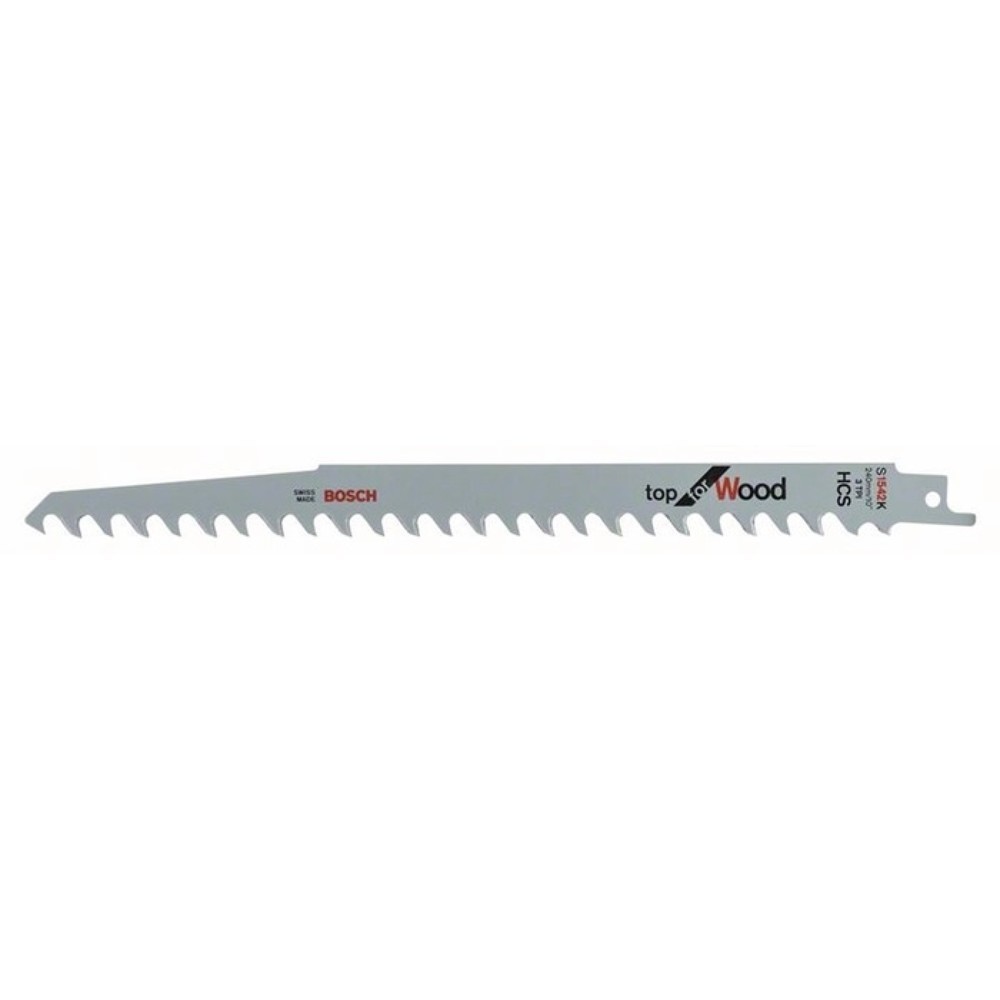 Illustration du produit: Lame de scie sabre S 1542 K L 240 mm l 19 mm TPI 3 8,5 mm 25 pces/carte