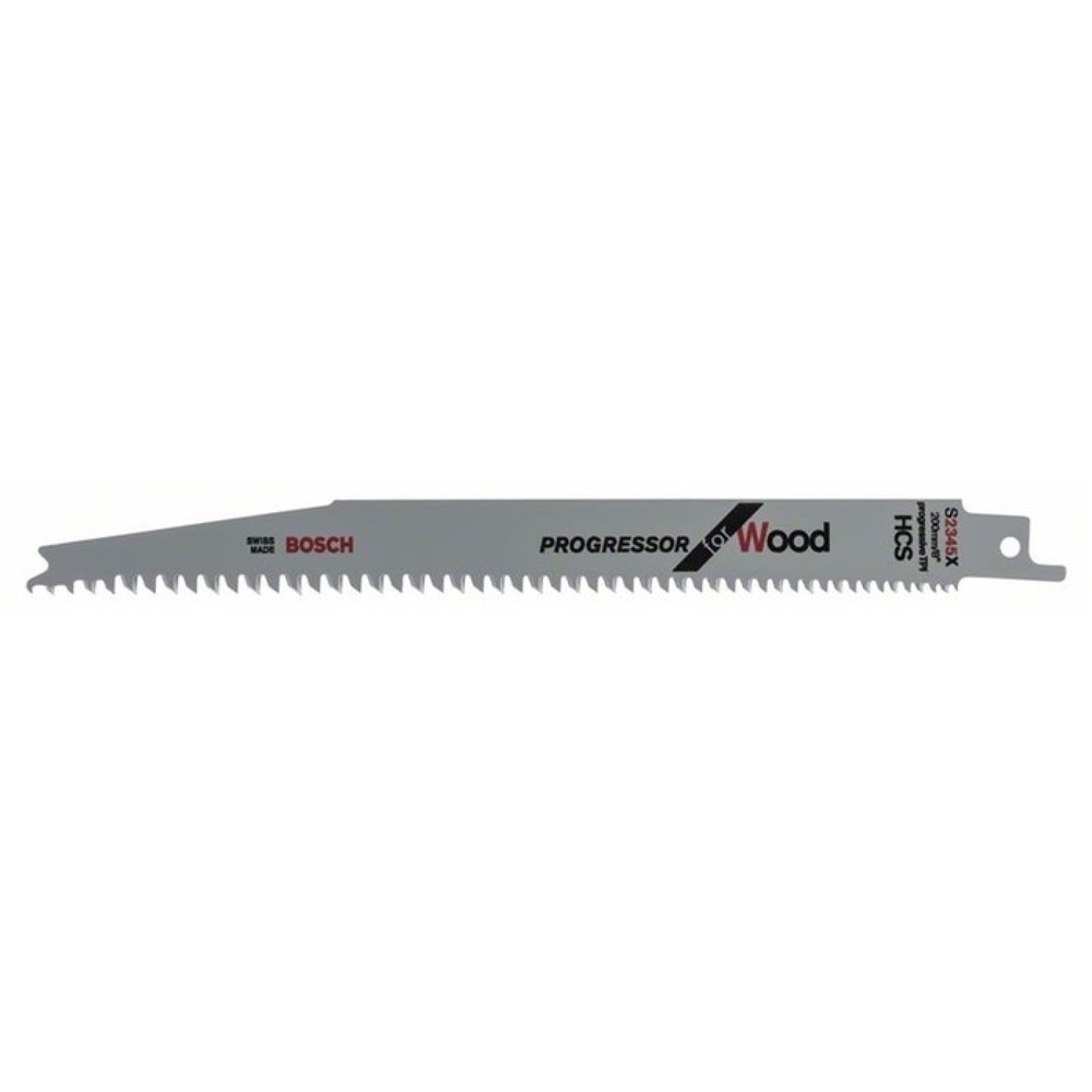 Illustration du produit: Lame de scie sabre S 2345 X L 200 mm l 19 mm TPI 6-10 2,5-4,3 mm 25 pcs/carte