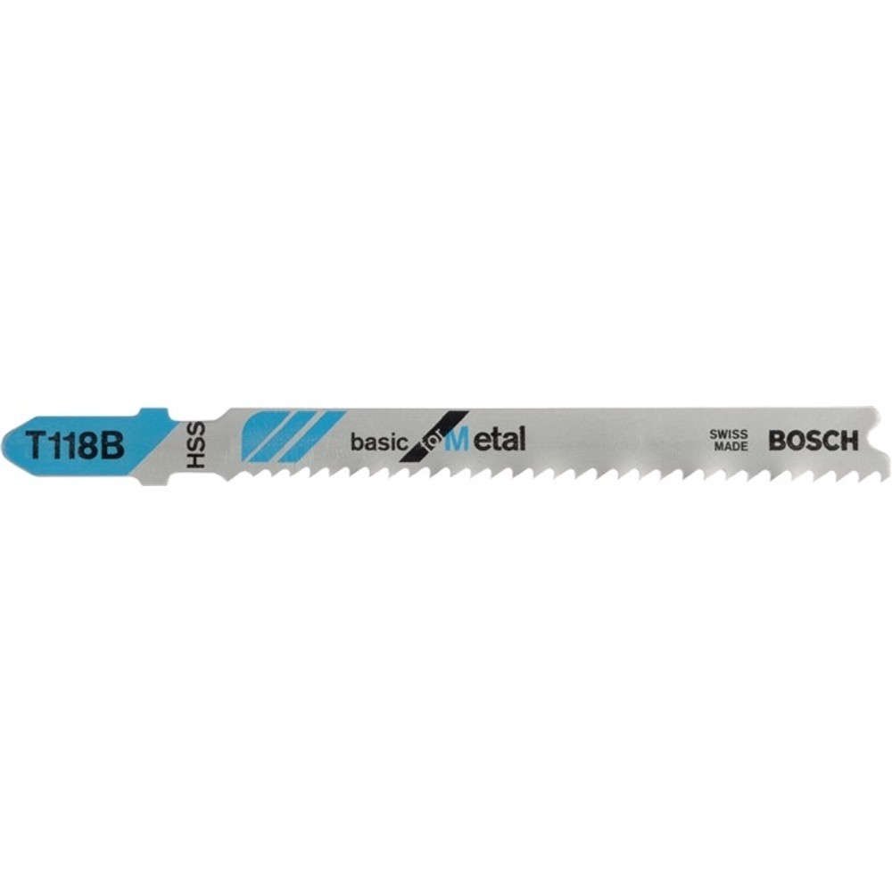 Produktabbildung Nr. 2: Lame de scie sauteuse T 118 B longueur totale 92 mm pas de dent 1,9 -2,3 mm HSS