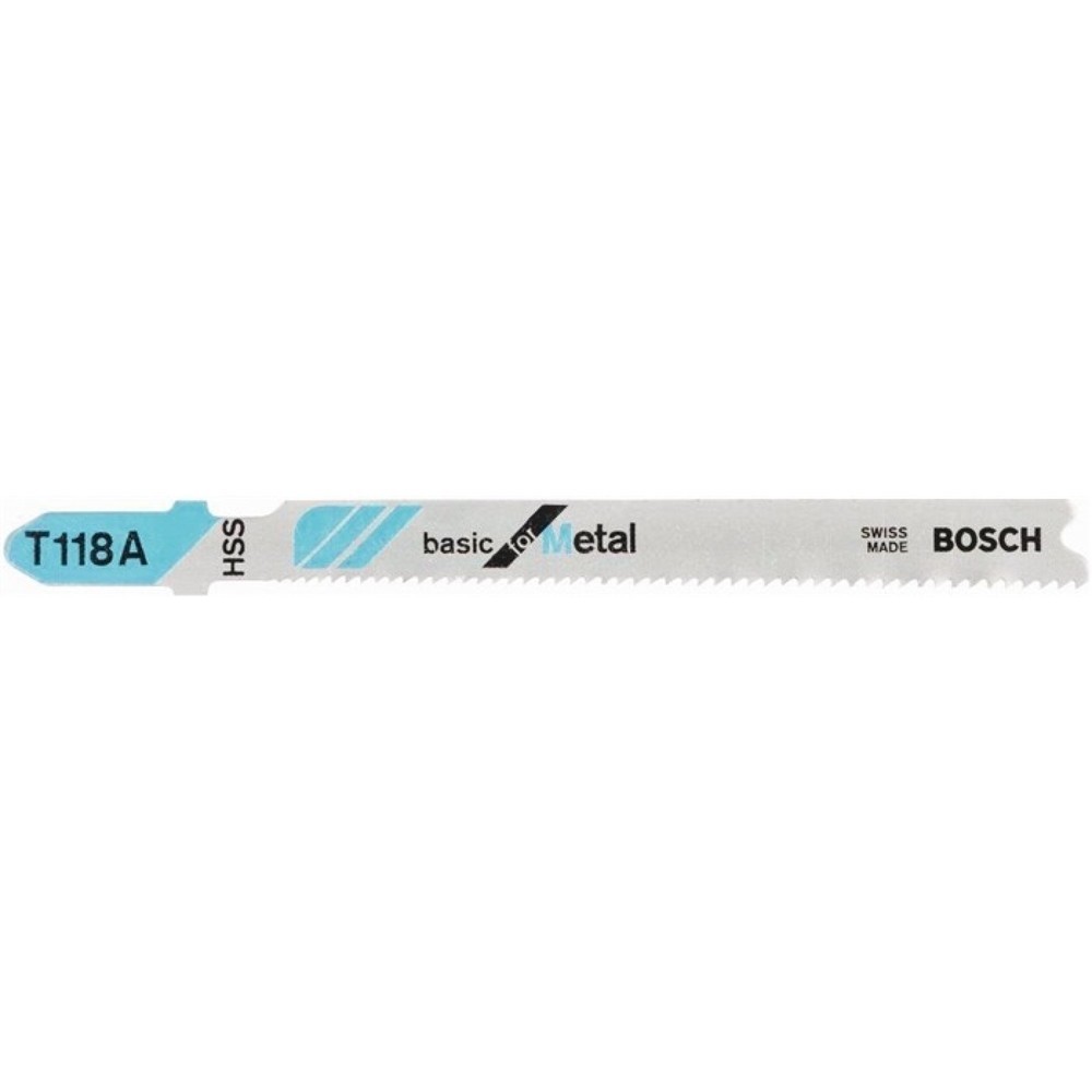 Illustration du produit: Lame de scie sauteuse T 118 A longueur totale 92 mm pas de dent 1,1-1,5 mm HSS 5