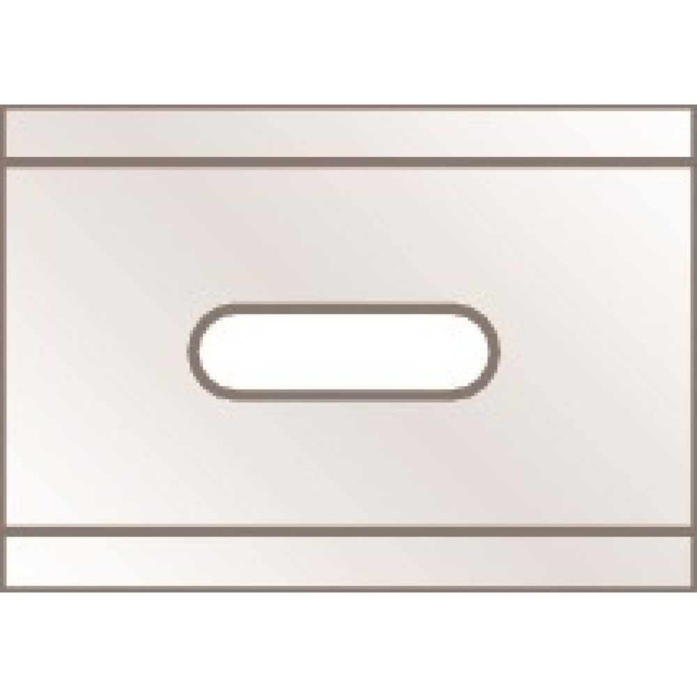 Illustration du produit: Lame industrielle no. 92043 longueur 26 mm largeur 18,5 mm épaisseur 0,4 mm 10 p
