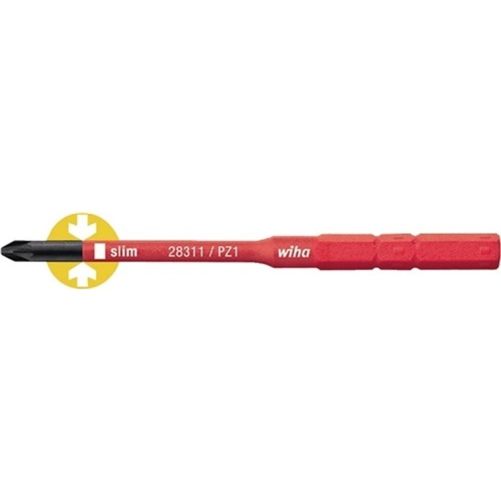 Illustration du produit: Lame interchangeable SlimBit electric PZD 2 x 75 mm isolé VDE WIHA