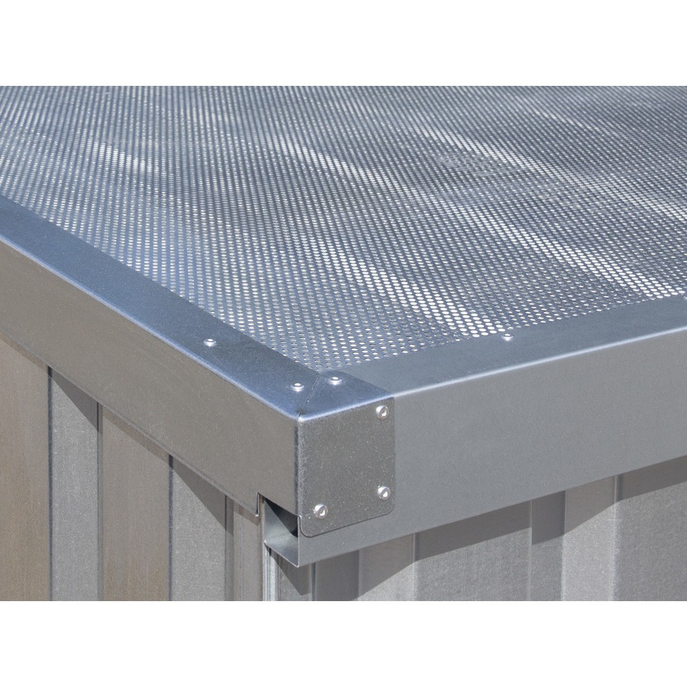Produktabbildung: Laubschutzgitter für FLADAFI® Materialcontainer 2m² /SAFE Tank Gefahrstoffcontainer 300