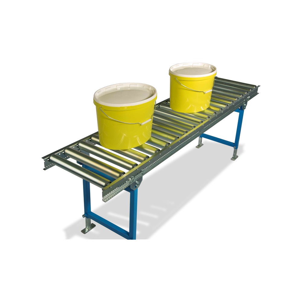 Produktabbildung Nr. 3: Leicht-Rollenbahnen, Stahlrollen, Ø 50 mm, Bahnlänge 1 m Bahnbreite 600 mm, Achsabstand 75 mm