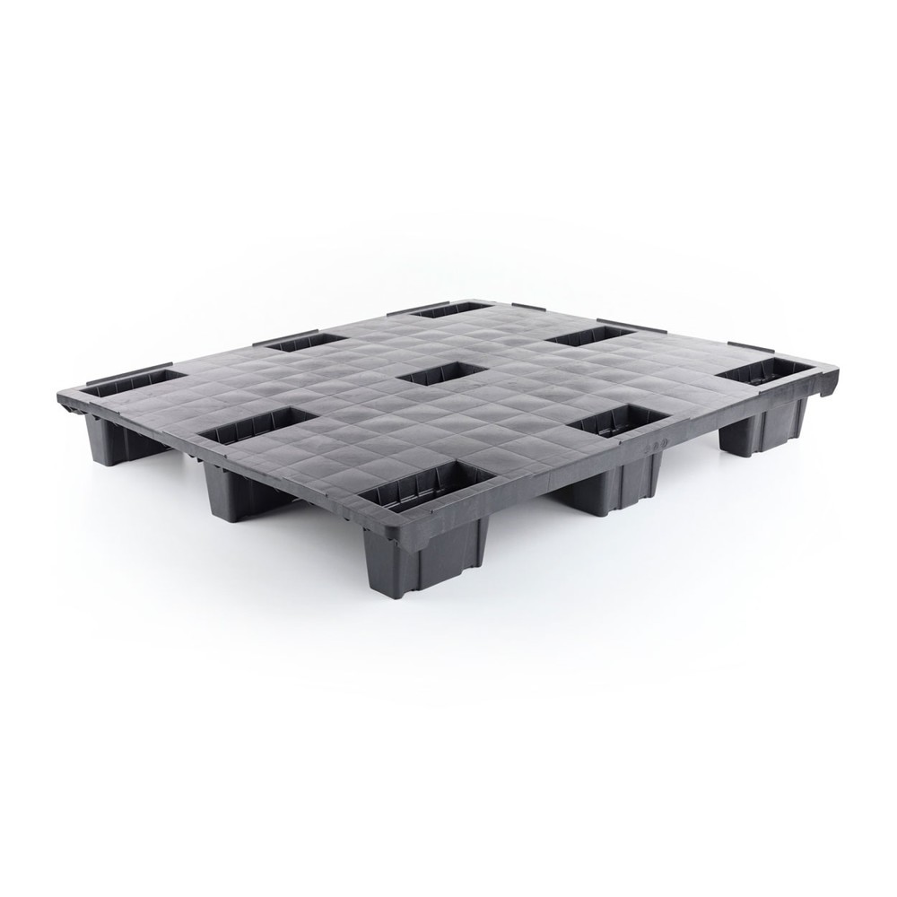 Produktabbildung: Leichtpalette aus Kunststoff, 1200x1000x153 mm