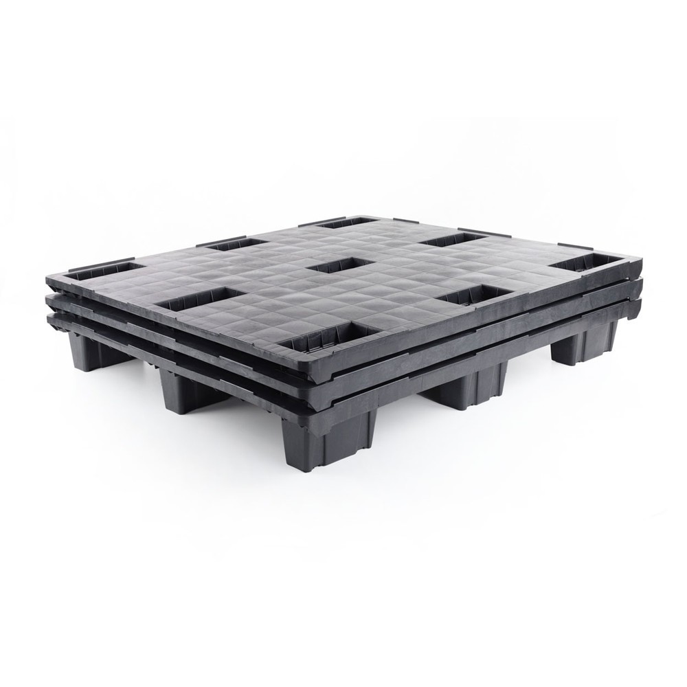 Produktabbildung Nr. 3: Leichtpalette aus Kunststoff, 1200x1000x153 mm