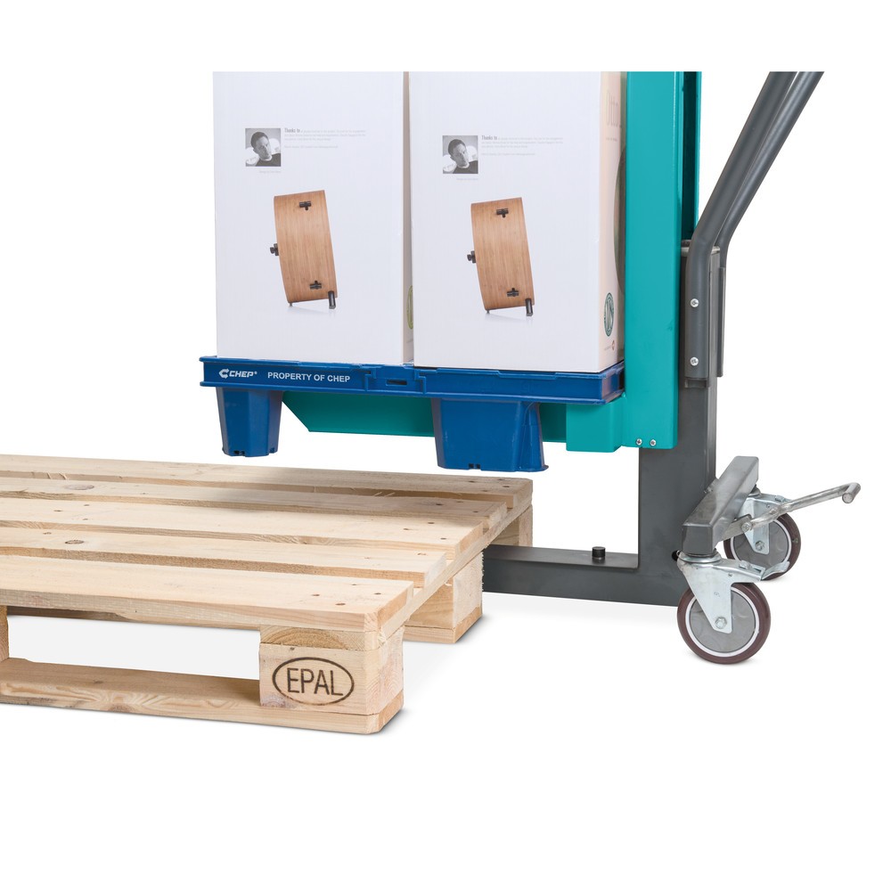 Produktabbildung Nr. 6: Lève-palettes Display Ameise®, RAL 5018 bleu turquoise