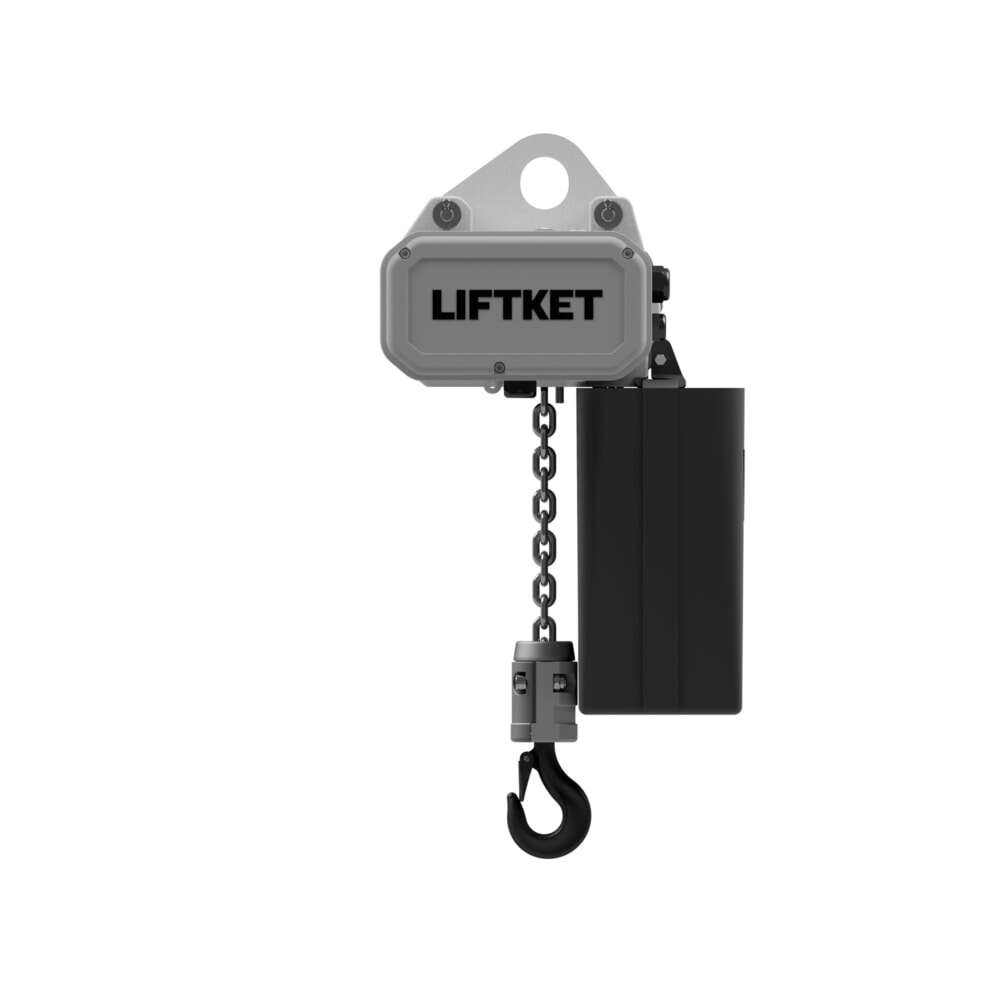 LIFTKET Elektrokettenzug S-Line mit Einlochaufhängung, TK 1.000 kg, 6/1,5 m/min Produktabbildung: LIFTKET Elektrokettenzug S-Line mit Einlochaufhängung, TK 1.000 kg, 6/1,5 m/min