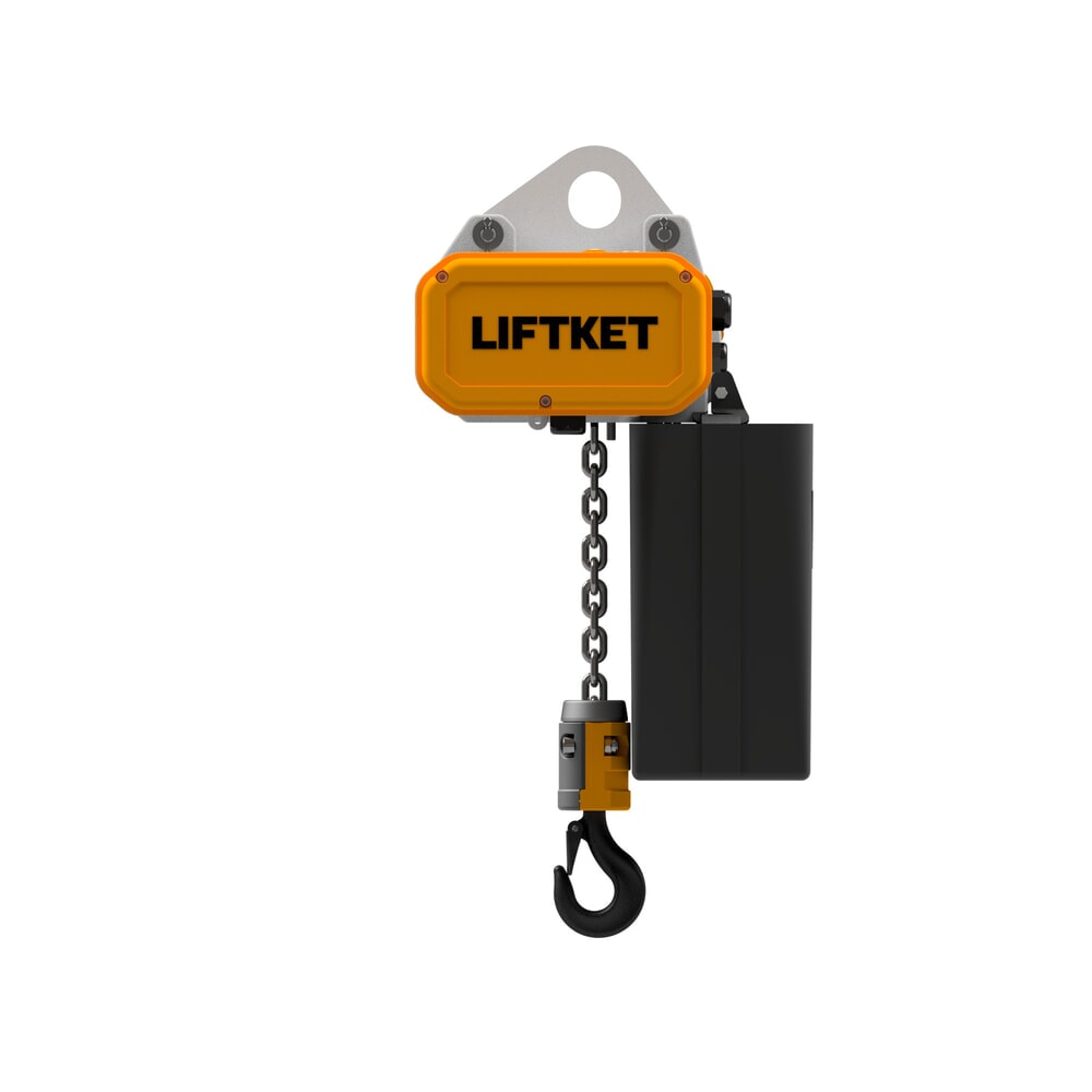 Illustration du produit: LIFTKET Palan à chaîne électrique S-Line avec accrochage à trou unique, capacité de charge 1.000 kg, 6/1,5 m/min