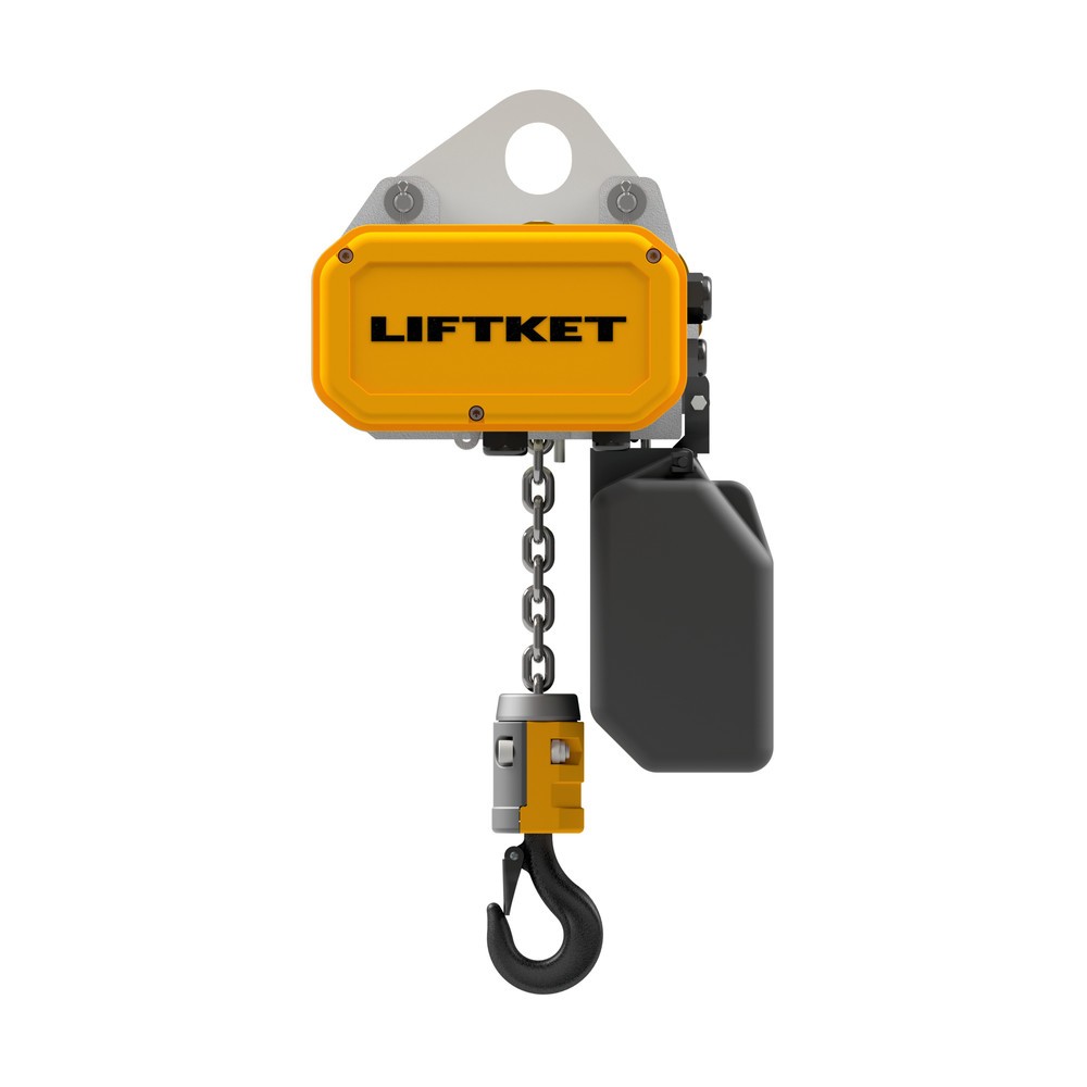 Illustration du produit: LIFTKET Palan à chaîne électrique S-Line avec accrochage à trou unique, capacité de charge 125 kg, 8/2 m/min
