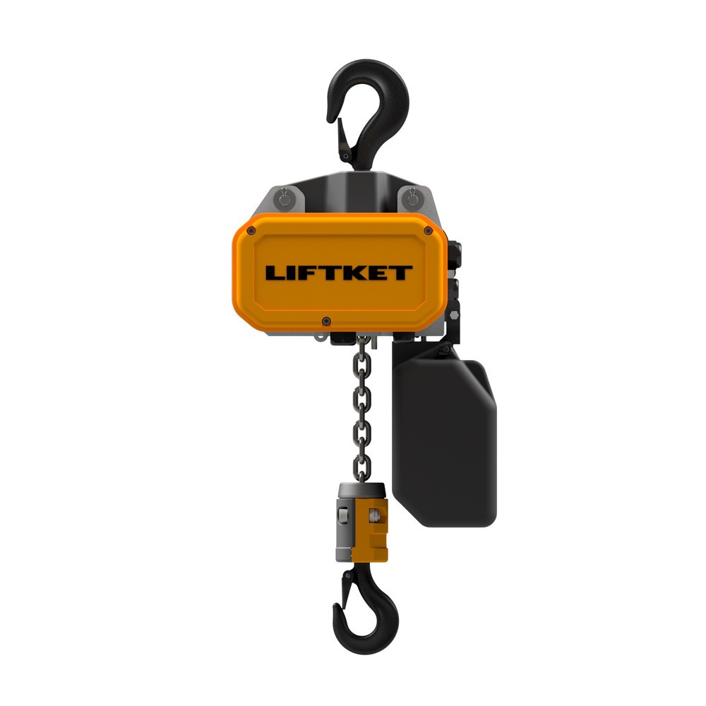 Illustration du produit: LIFTKET Palan à chaîne électrique S-Line avec suspension par crochet, capacité de charge 125 kg, 8/2 m/min