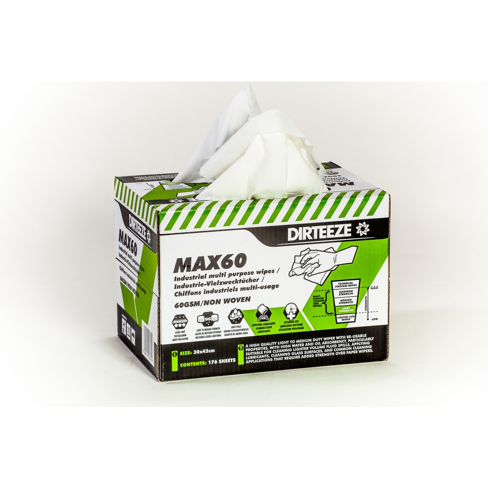 Produktabbildung Nr. 2: Lingettes industrielles LAX60, 1 boîte de 176 lingettes