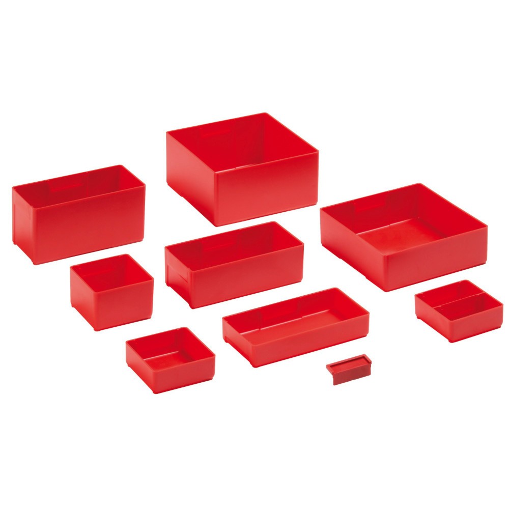 Illustration du produit: Bacs en plastique LISTA 4,5x9E, (lxP) 75x150 mm, 6 pièces, pour hauteur de façade 50 mm