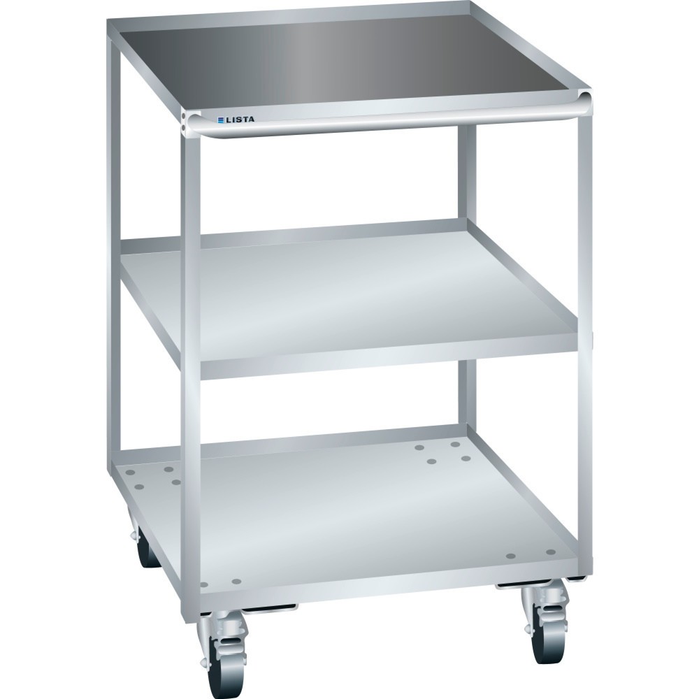 Illustration du produit: Chariot de préparation des commandes LISTA 27x36E, (lxPxH) 564x725x810 mm, gris clair