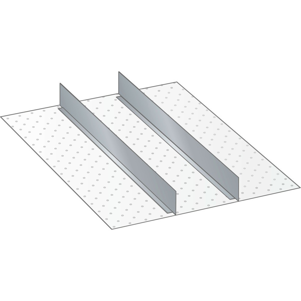 Illustration du produit: Jeu de parois de séparation LISTA 18x36E, (lxp) 306x612 mm, pour hauteur de façade 75 mm